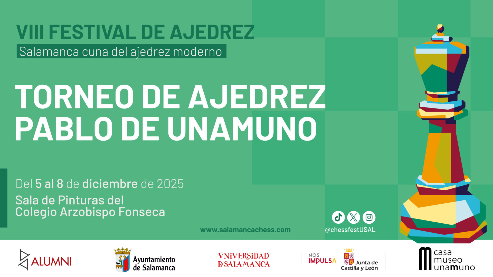 VI Torneo de Ajedrez Pablo de Unamuno - Casa Museo Unamuno